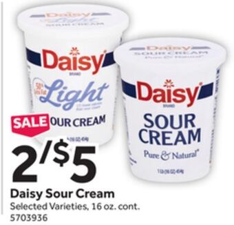 Stop&Shop Daisy sour cream offer