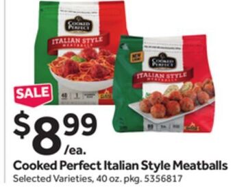 Stop&Shop Cooked perfect italian style meatballs offer