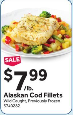 Stop&Shop Alaskan cod fillets offer
