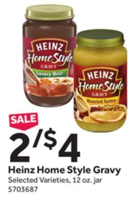 Stop&Shop Heinz home style gravy offer