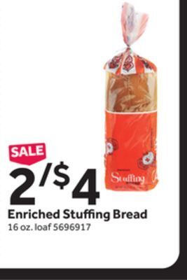 Stop&Shop Enriched stuffing bread offer