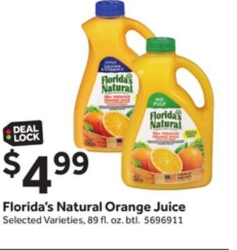 Stop&Shop Florida's natural orange juice offer