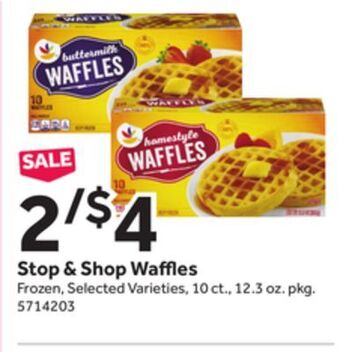 Stop&Shop Stop & shop waffles offer