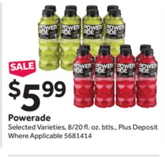 Stop&Shop Powerade offer