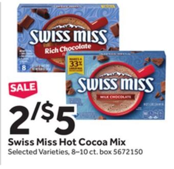 Stop&Shop Swiss miss hot cocoa mix offer