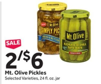 Stop&Shop Mt. olive pickles offer