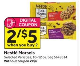 Stop&Shop Nestlé morsels offer