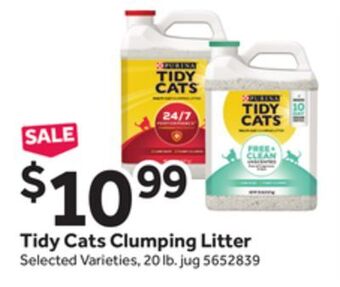 Stop&Shop Tidy cats clumping litter offer