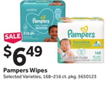Stop&Shop Pampers wipes offer