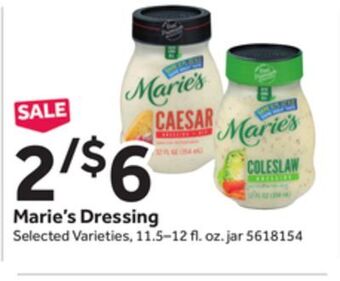 Stop&Shop Marie's dressing offer