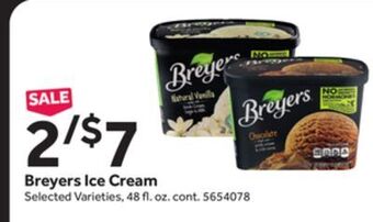 Stop&Shop Breyers ice cream offer