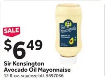Stop&Shop Sir kensington avocado oil mayonnaise offer