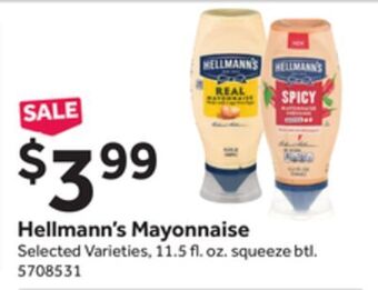 Stop&Shop Hellmann's mayonnaise offer