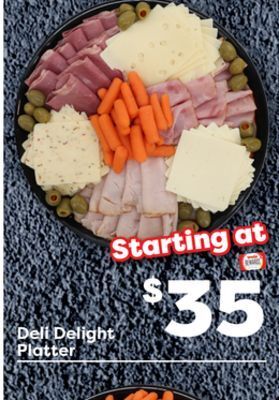 Weis Markets Deli delight platter offer