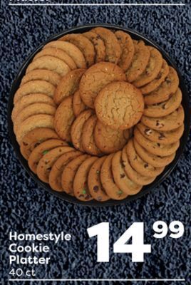 Weis Markets Homestyle cookie platter offer