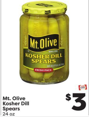 Weis Markets Mt. olive kosher dill spears offer