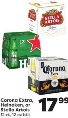 Weis Markets Corona extra, heineken, or stella artois offer