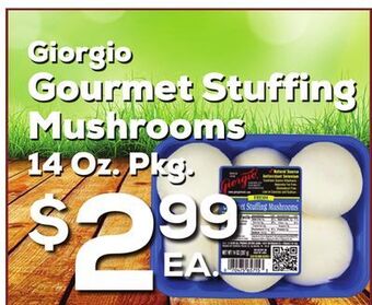 DeCicco & Sons Giorgio gourmet stuffing mushrooms offer