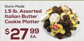 DeCicco & Sons Assorted italian butter cookie platter offer