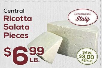 DeCicco & Sons Central ricotta salata pieces offer