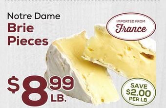 DeCicco & Sons Notre dame brie pieces offer
