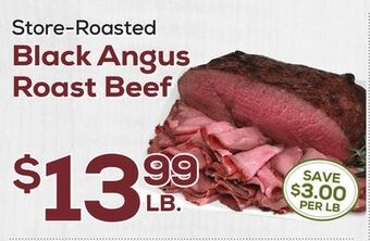 DeCicco & Sons Black angus roast beef offer