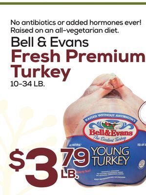 DeCicco & Sons Bell & evans fresh premium turkey offer
