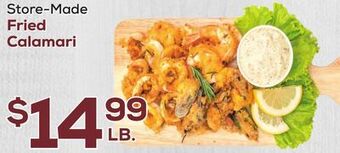 DeCicco & Sons Fried calamari offer