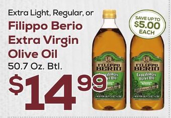 DeCicco & Sons Filippo berio extra virgin olive oil offer