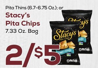 DeCicco & Sons Stacy's pita chips 7.33 oz. bag offer