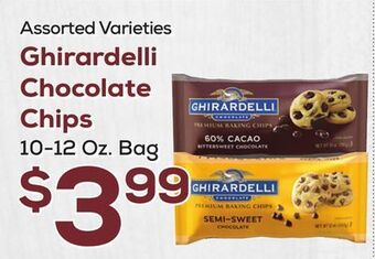 DeCicco & Sons Ghirardelli chocolate chips offer