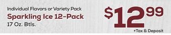 DeCicco & Sons Sparkling ice 12-pack offer
