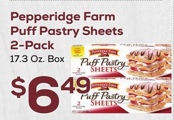 DeCicco & Sons Pepperidge farm puff pastry sheets 2-pack offer