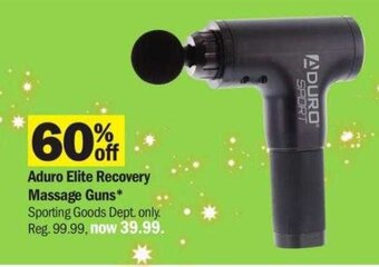 Meijer Aduro Elite Recovery Massage Gun offer