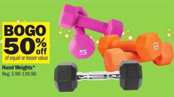 Meijer Hand Weights offer