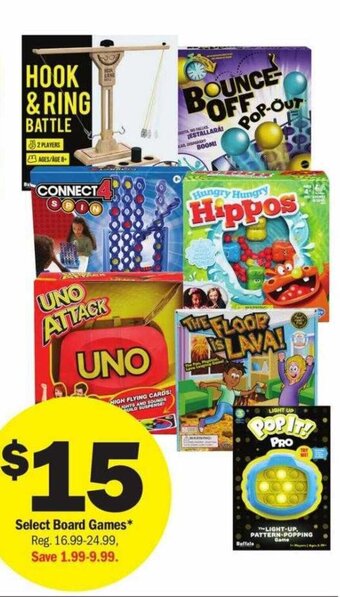 Meijer Select Board Games offer