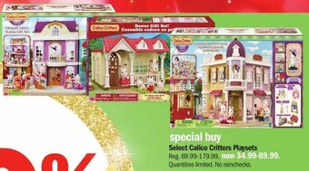 Meijer Select Calico Critters Playsets offer