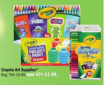 Meijer Crayola Art Supplies offer