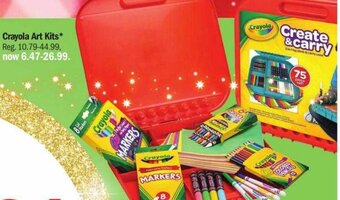 Meijer Crayola Art Kits offer
