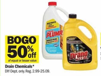 Meijer Drain Chemicals offer