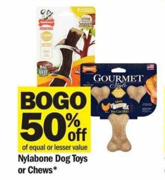 Meijer Nylabone Dog Toys or Chews offer