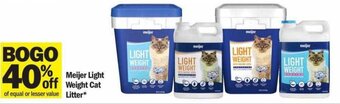 Meijer Meijer Light Weight Cat Litter offer