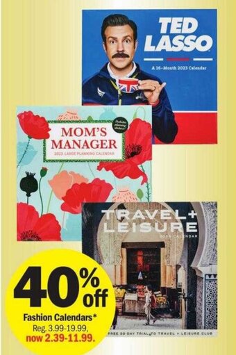Meijer Fashion Calendars offer