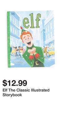 TJ Maxx Elf the classic illustrated storybook offer