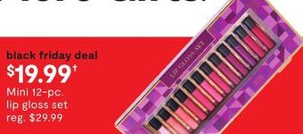 JC Penney Mini 12-pc. lip gloss set offer