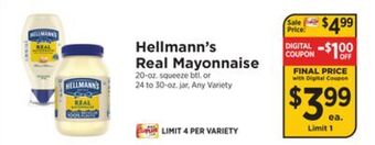 ShopRite Real mayonnaise offer