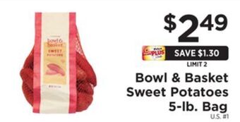 ShopRite Sweet potatoes 5-lb. bag offer