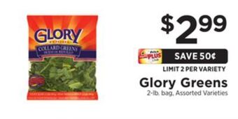ShopRite Greens offer