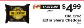 ShopRite Extra sharp cheddar offer