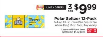 ShopRite Seltzer 12-pack offer